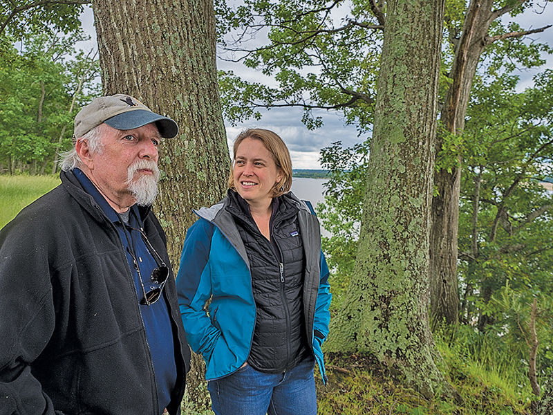 Conservationists at Fones Cliffs, VA